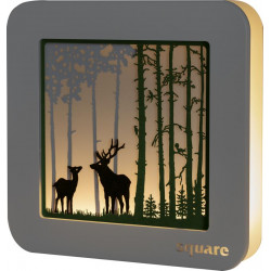 Square Standbild LED Wald,...