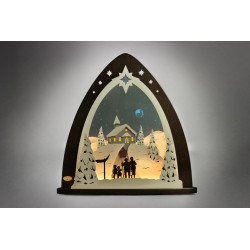 Lichterspitze LED Bergkapelle 52,0 x 53,5 x 9,0 cm