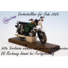 Billardgrüne S51 Räuchermoped Simson  28x8x14,5cm