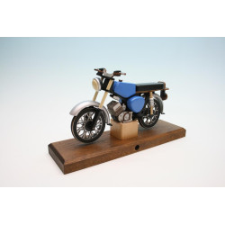 blaue S51 Räuchermoped  Simson  28x8x14,5cm